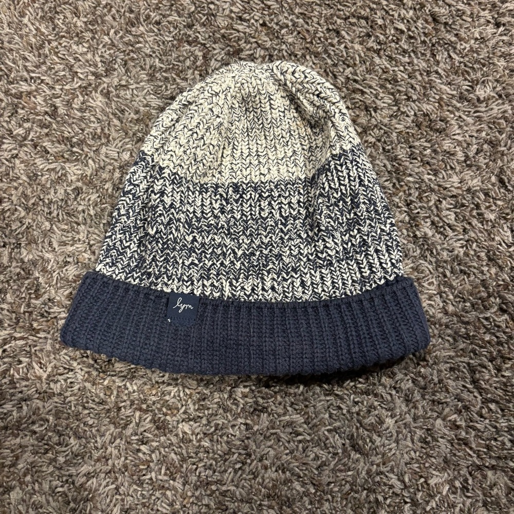 Love Your Melon Two-Tone Knit Beanie